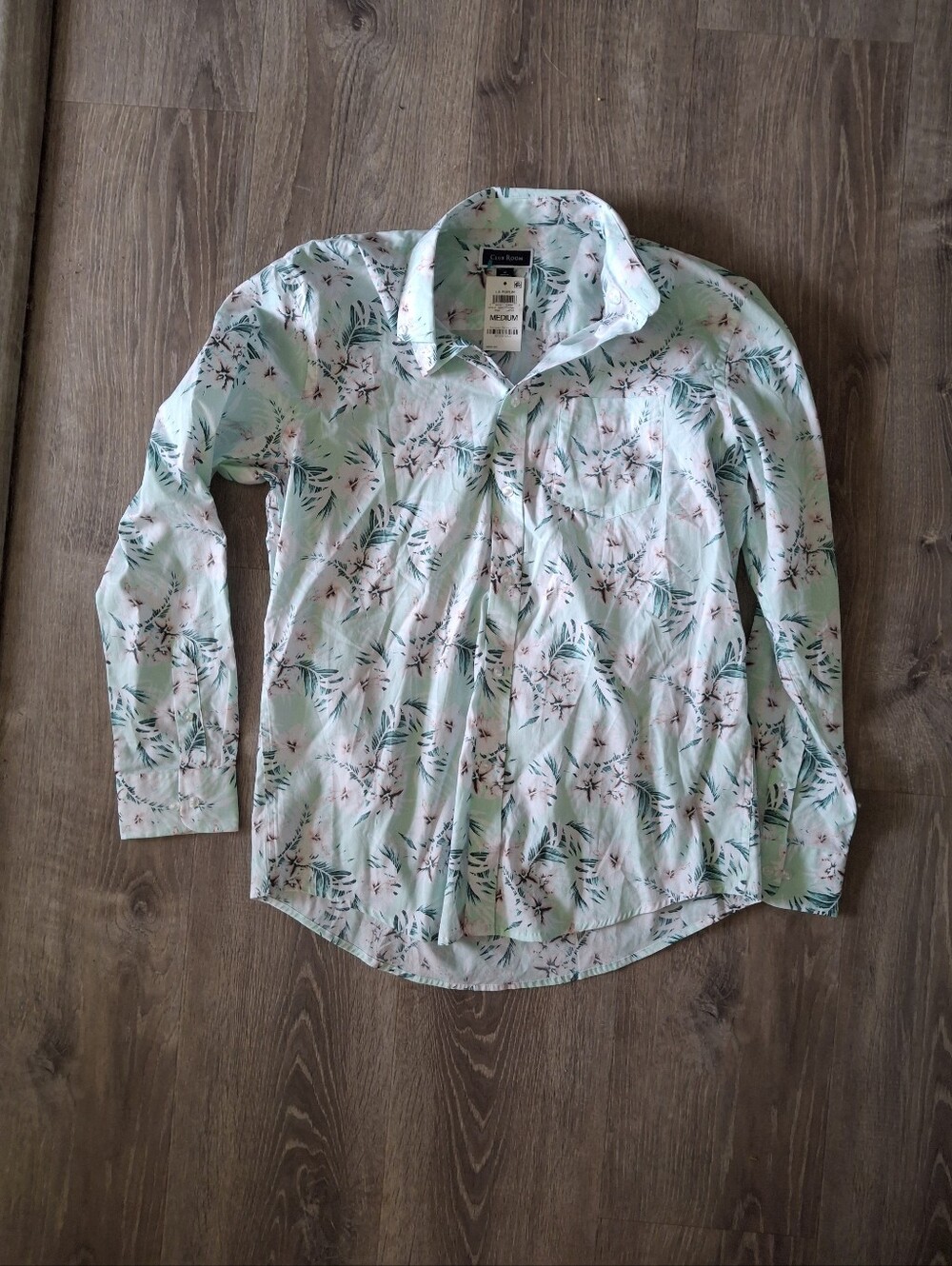 Club Room multicoloured floral button-up shirt Size M #floral #menswear